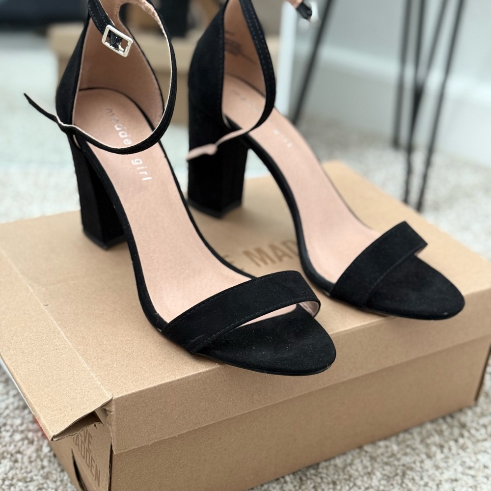 Steve Madden Black Women's Heels